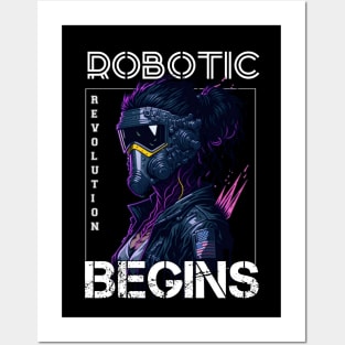 Robotic Revolution Begins Posters and Art